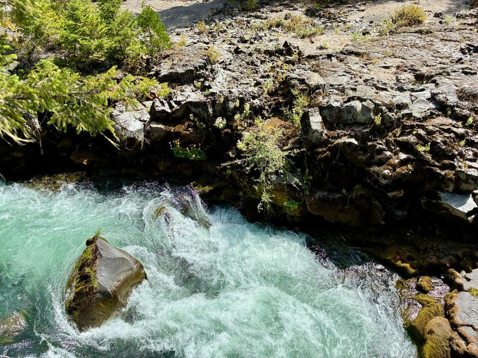 See the spot where the Rogue River vanishes underground in southern Oregon