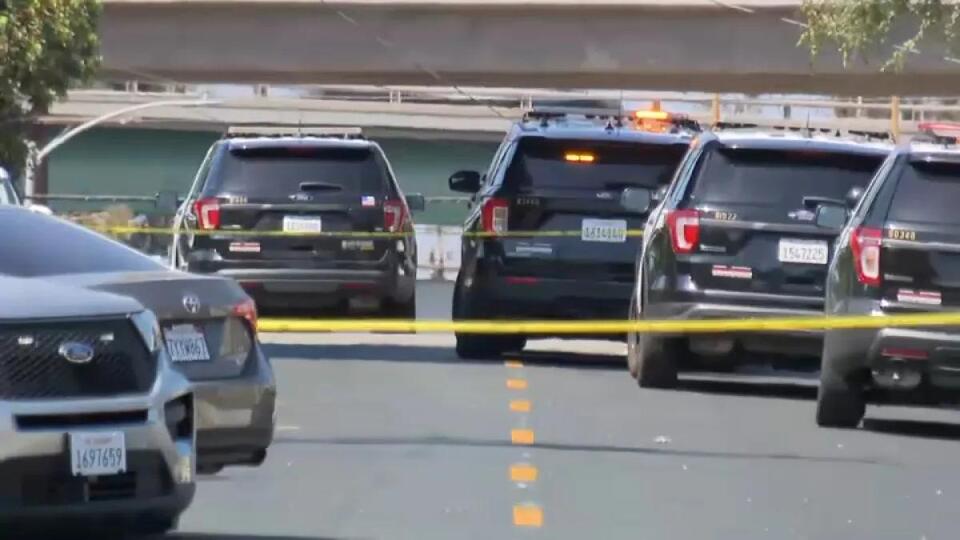 Officer shot after pursuing a truck with armed man in Boyle Heights
