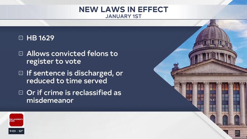 Several New Laws Go Into Effect In Oklahoma On January 1 - NewsBreak