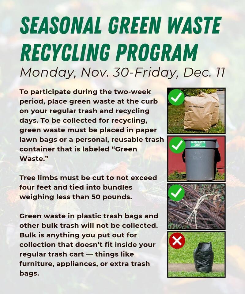 Flower Mound starts seasonal green waste recycling - NewsBreak