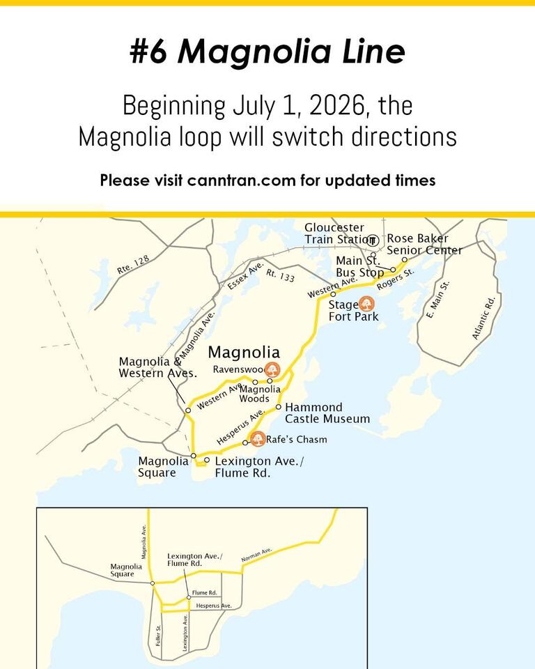 CATA Changing Magnolia Route Loop July 1, 2026 - NewsBreak