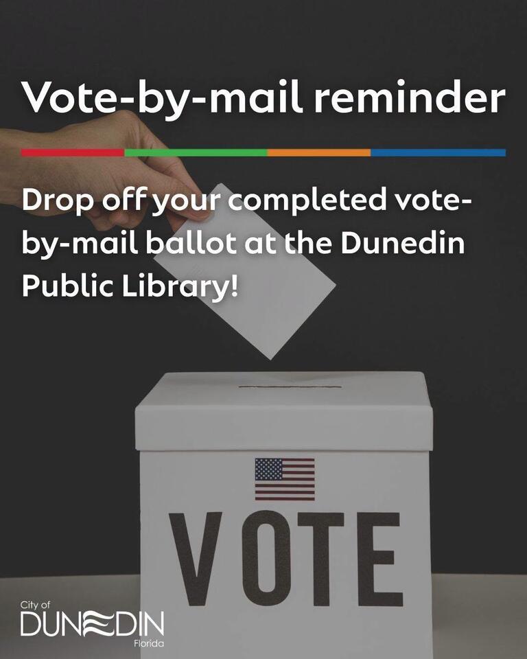 Dunedin Library offers secure ballot drop-off - NewsBreak