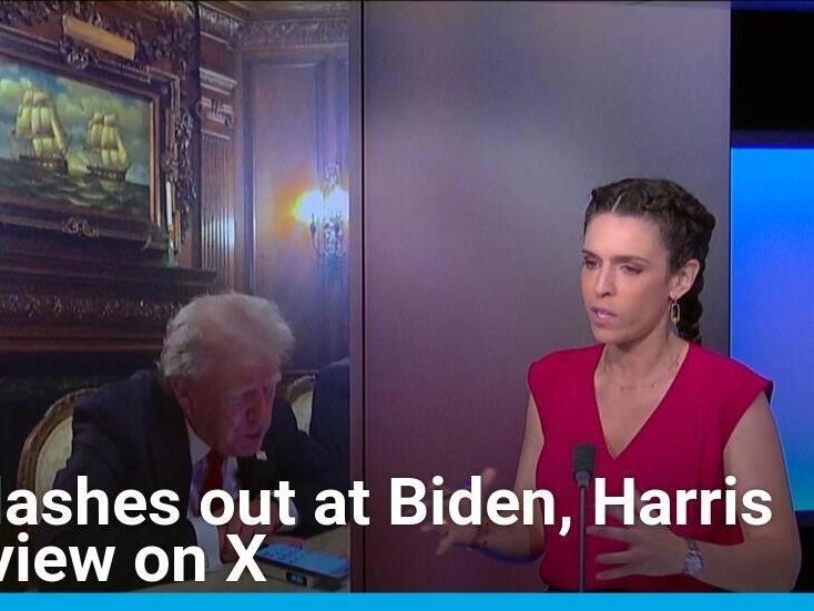 Trump’s X interview: Ex-US president lashes out at Biden, Harris