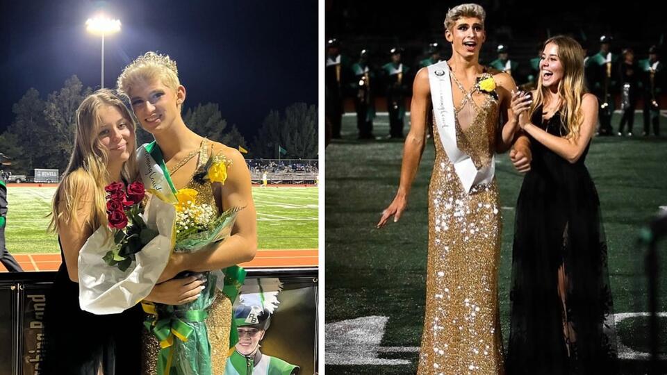 First Male Queen at One US High School Shares How His Viral(00)