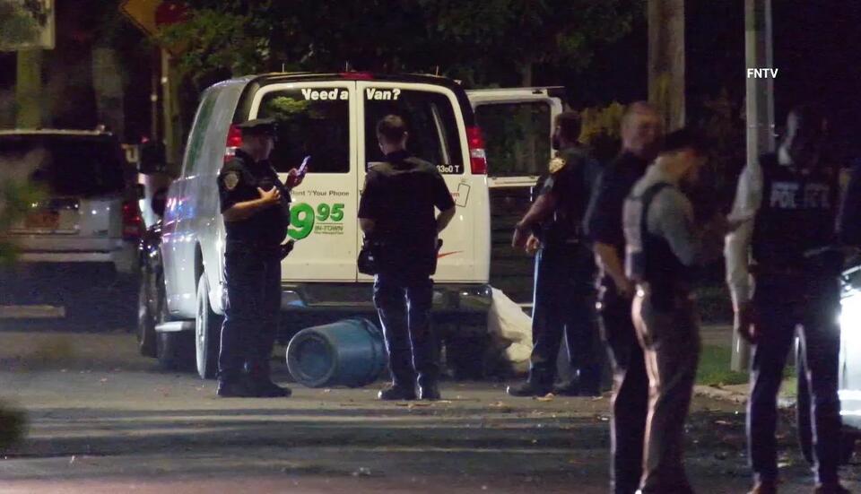 Man, 43, shot dead, left hanging out of U-Haul van that cops find ...