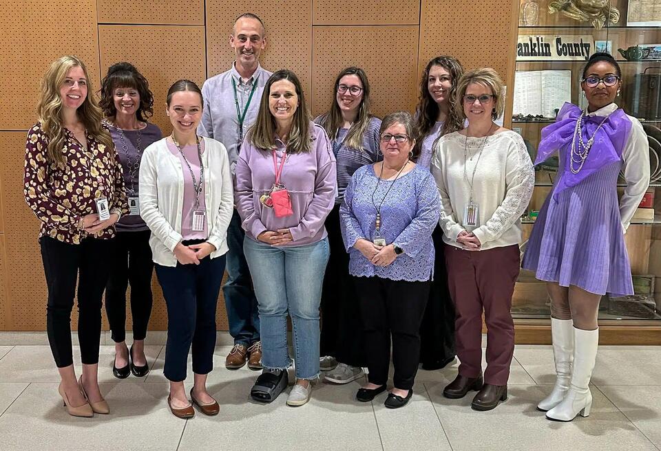 Franklin County Departments Participate in Purple Thursday - NewsBreak