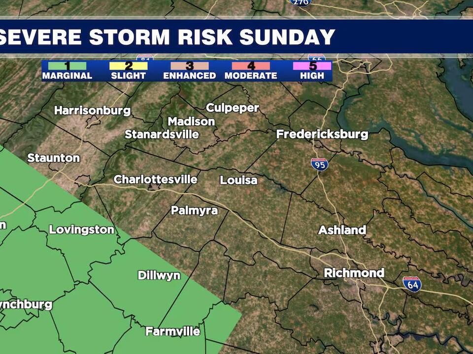 Isolated severe thunderstorm chances