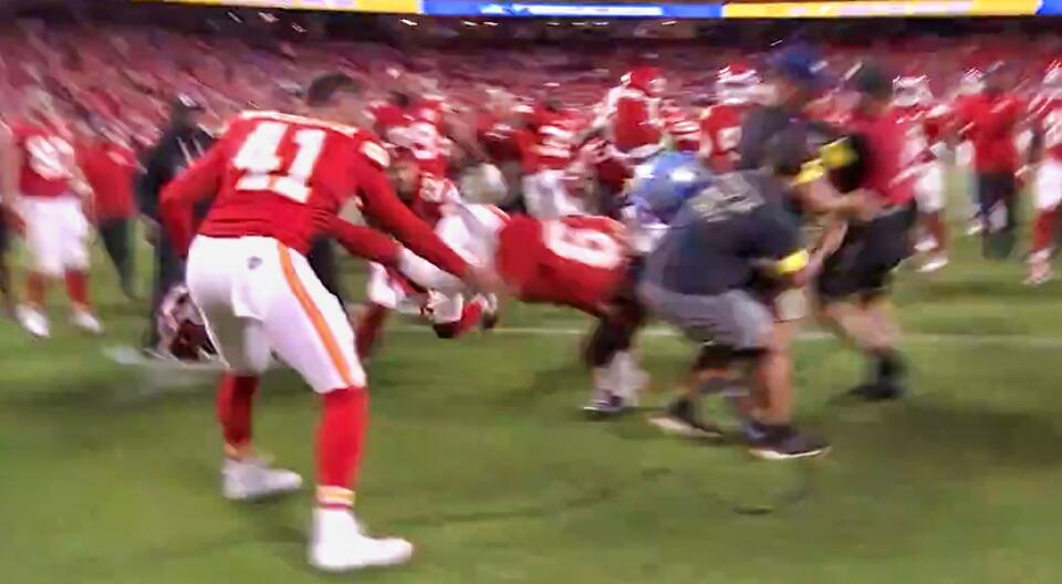 New On-Field Video Offers Wild View Of Brian Branch Tossing JuJu Smith- Schuster During Nasty Postgame Brawl [VIDEO] - NewsBreak
