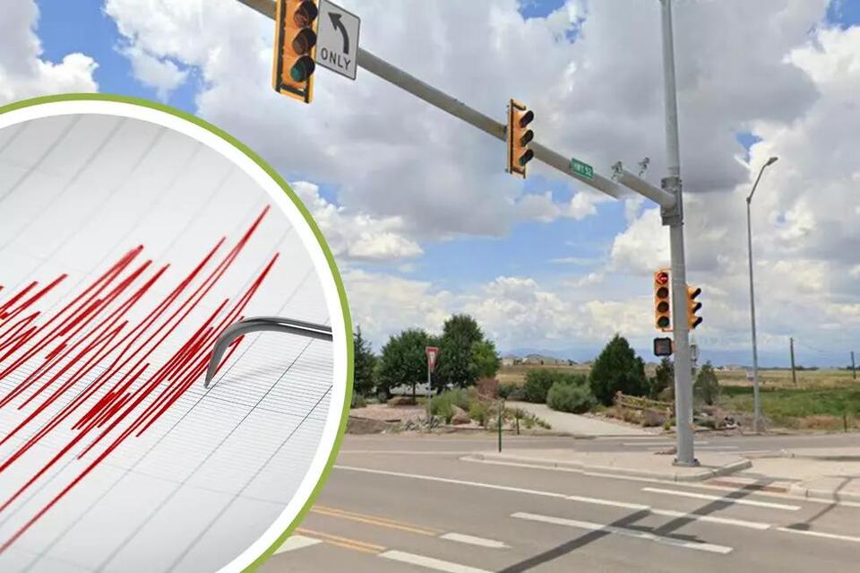 Where did the earthquake hit at today