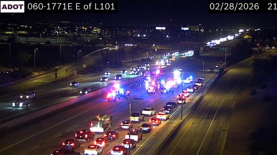US 60 eastbound in Mesa reopens after crash - NewsBreak