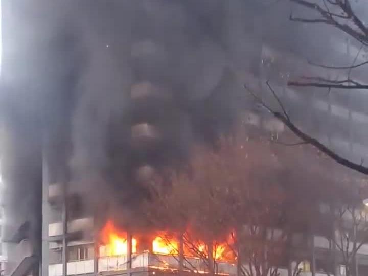 ????#BREAKING: 12-story building in Nishi-Shinjuku, Japan is on fire | World  Source News 24/7 | NewsBreak Original