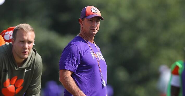 Swinney’s Wednesday Practice Report
