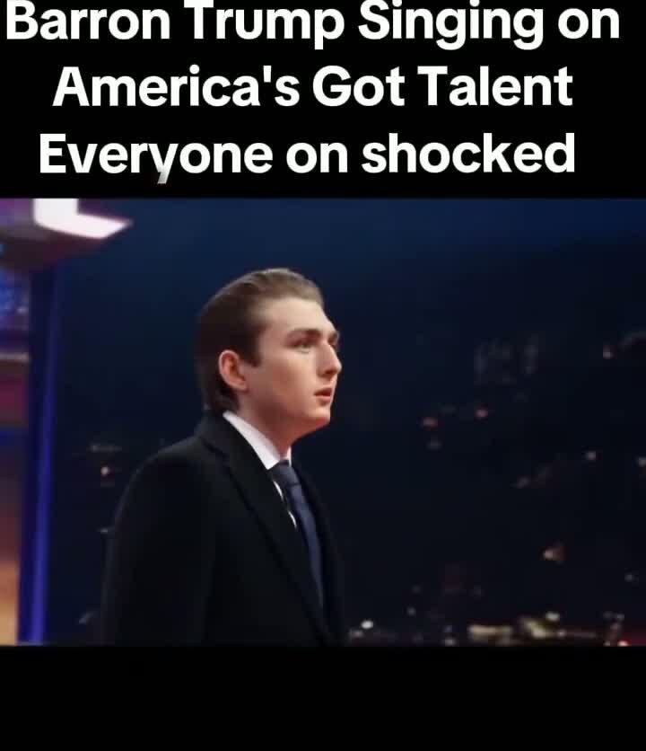 Barron Trump singing on america s got talent NewsBreak