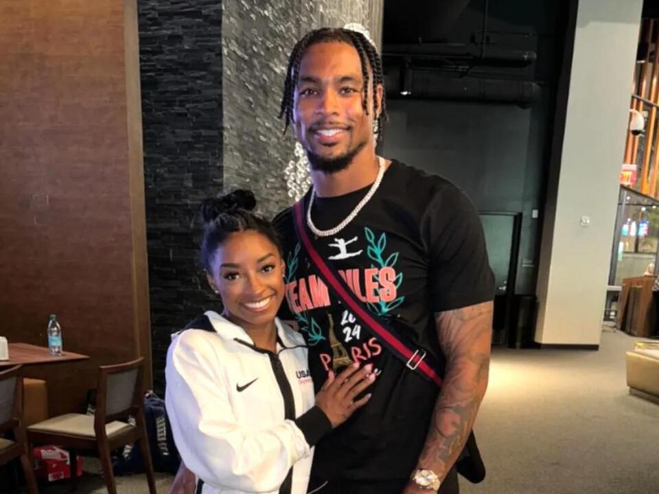 Simone Biles Defends Husband Jonathan Owens Wearing Her Olympic Gold