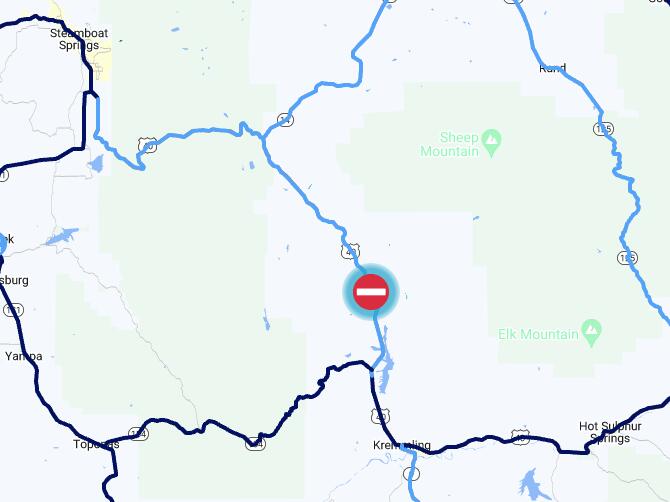 US 40 closed in both directions due to crash, expect delays