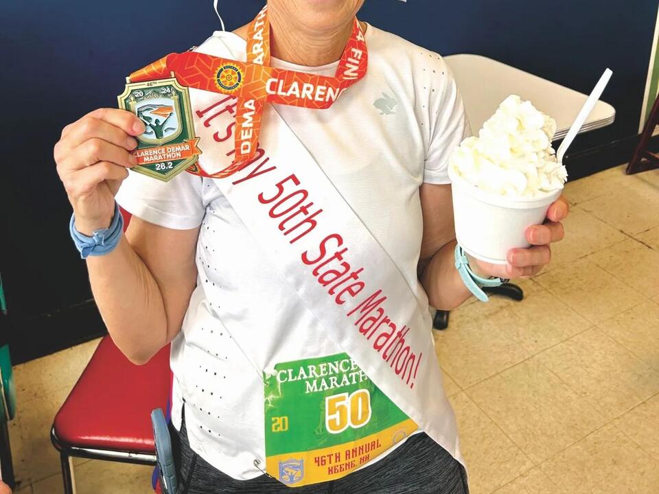 Local longdistance runner completes a marathon in all 50 states