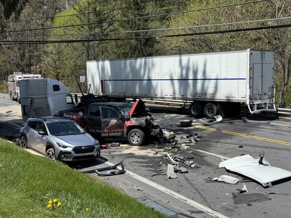 SR 309 in Luzerne County reopened after multi-vehicle crash - NewsBreak
