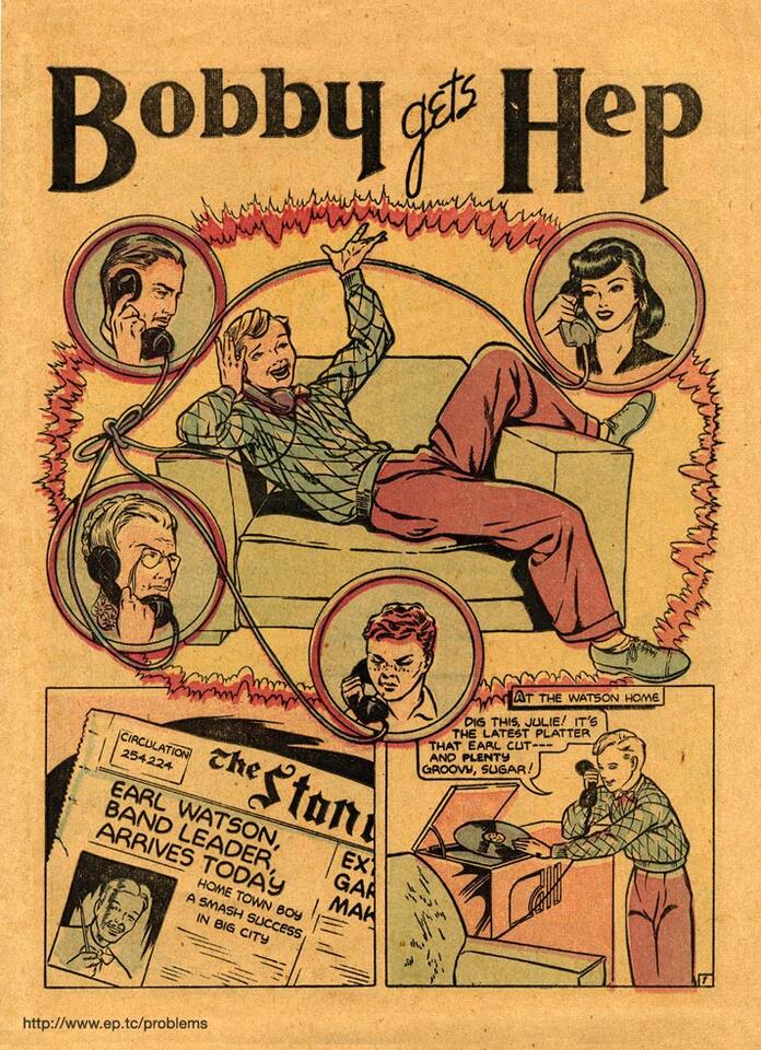Bobby Gets Hep – A Comic Party Line PSA, 1946