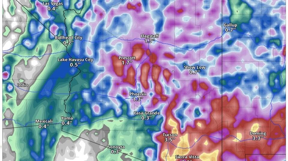 Tropical Moisture Surge: Priscilla Set to Drench Arizona With Inches of ...