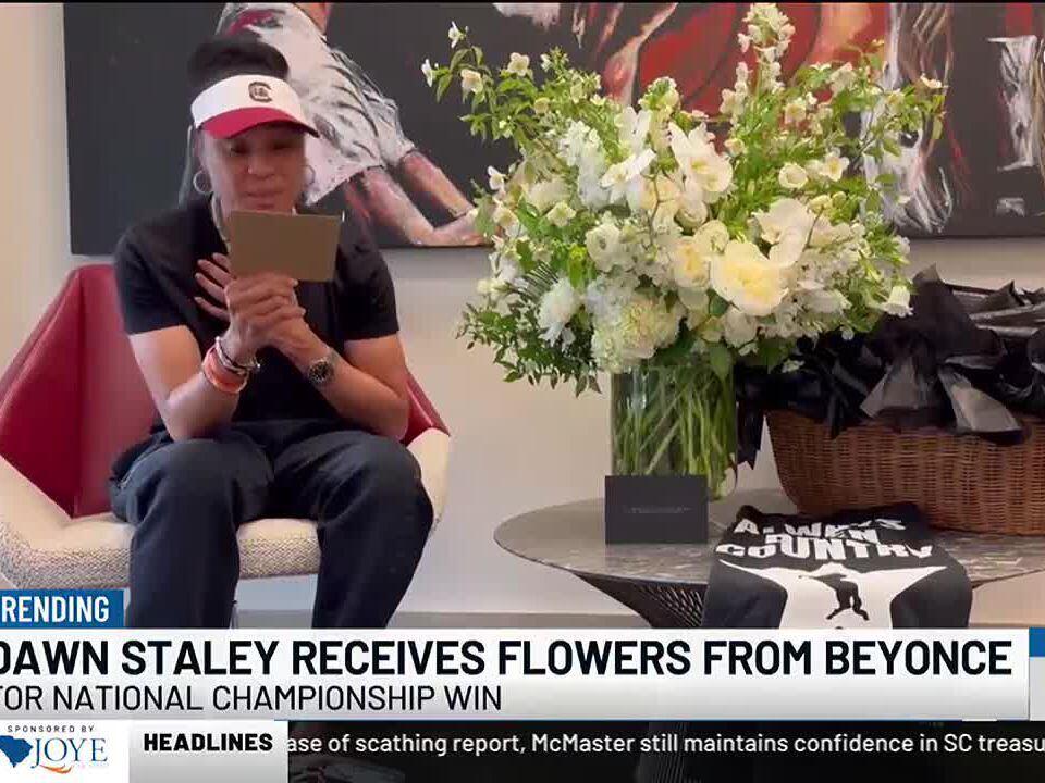 Beyoncé sends card, flowers to Dawn Staley to celebrate Gamecocks