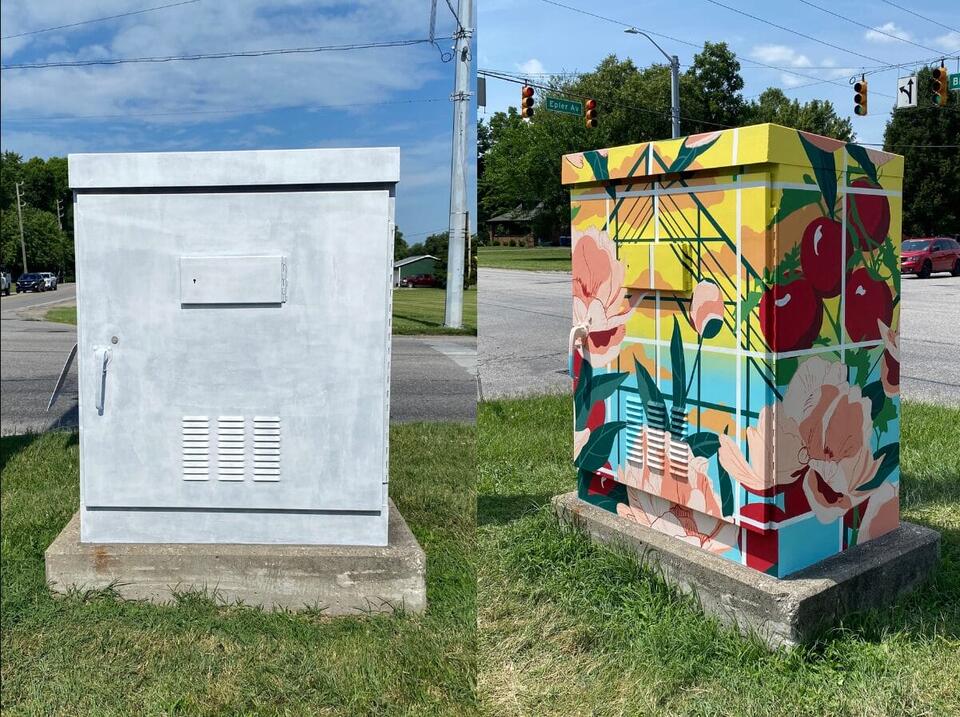 Turn those boring gray signal boxes on street corners into works of art ...