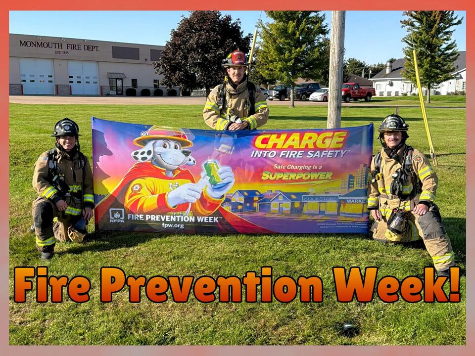 Monmouth Fire Assistant Chief Spears Urges Battery Safety During Fire ...