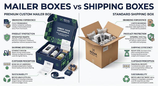 Mailer Boxes vs Shipping Boxes: How E-Commerce Brands Use Packaging Technology to Improve Customer Experience