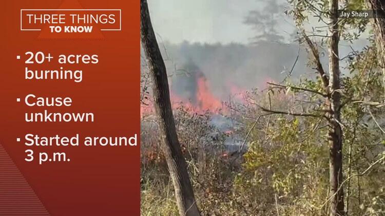 Fire crews battle 20-acre blaze in Jasper County - NewsBreak