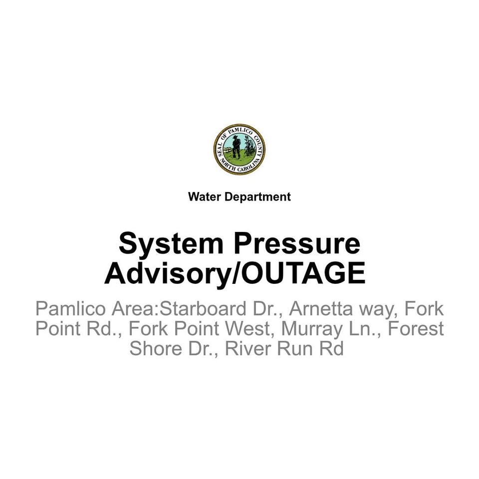 Boil water advisory for parts of Pamlico County - NewsBreak