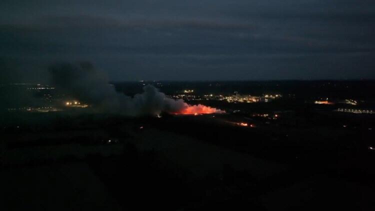 Spring Grove fire at Oldcastle mulch - NewsBreak