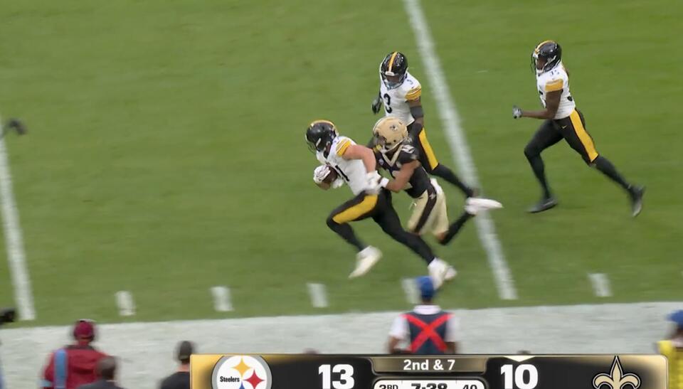 Payton Wilson’s Red Zone Interception Helps Steelers Beat Saints in Paris