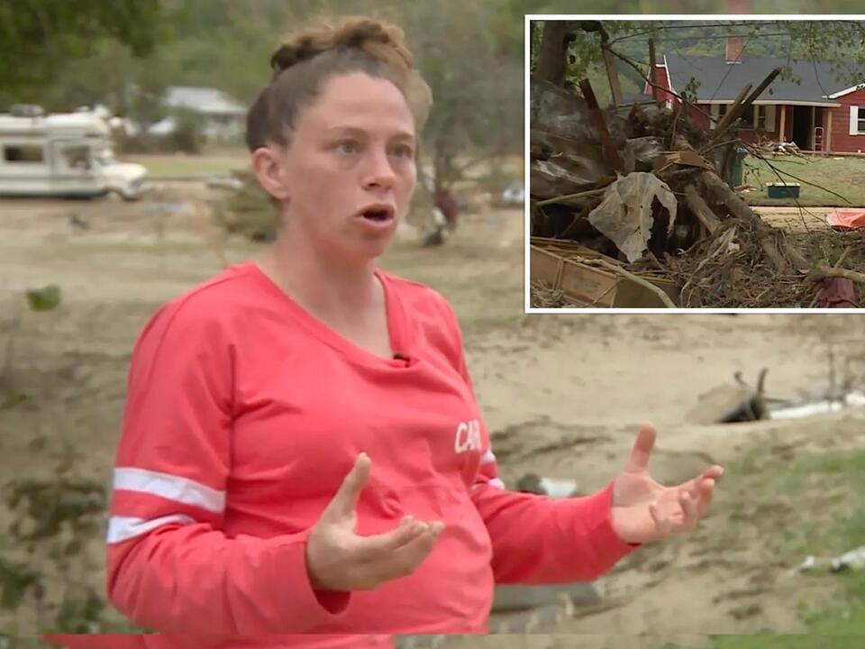 Pregnant woman survived Helene floodwaters by clinging to a mattress