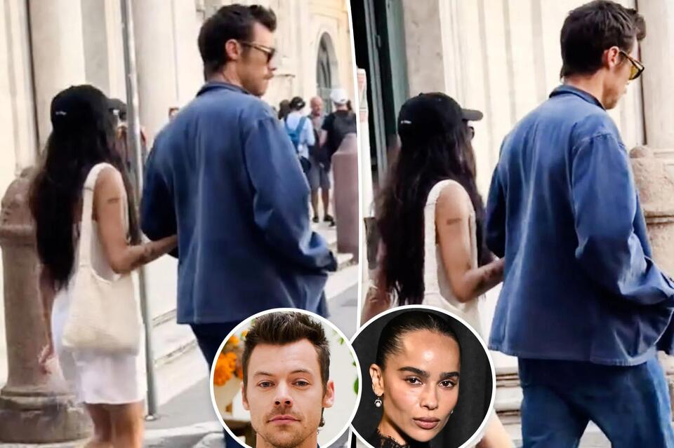 Zoë Kravitz and Harry Styles spark dating rumors as they enjoy romantic  stroll in Rome - NewsBreak