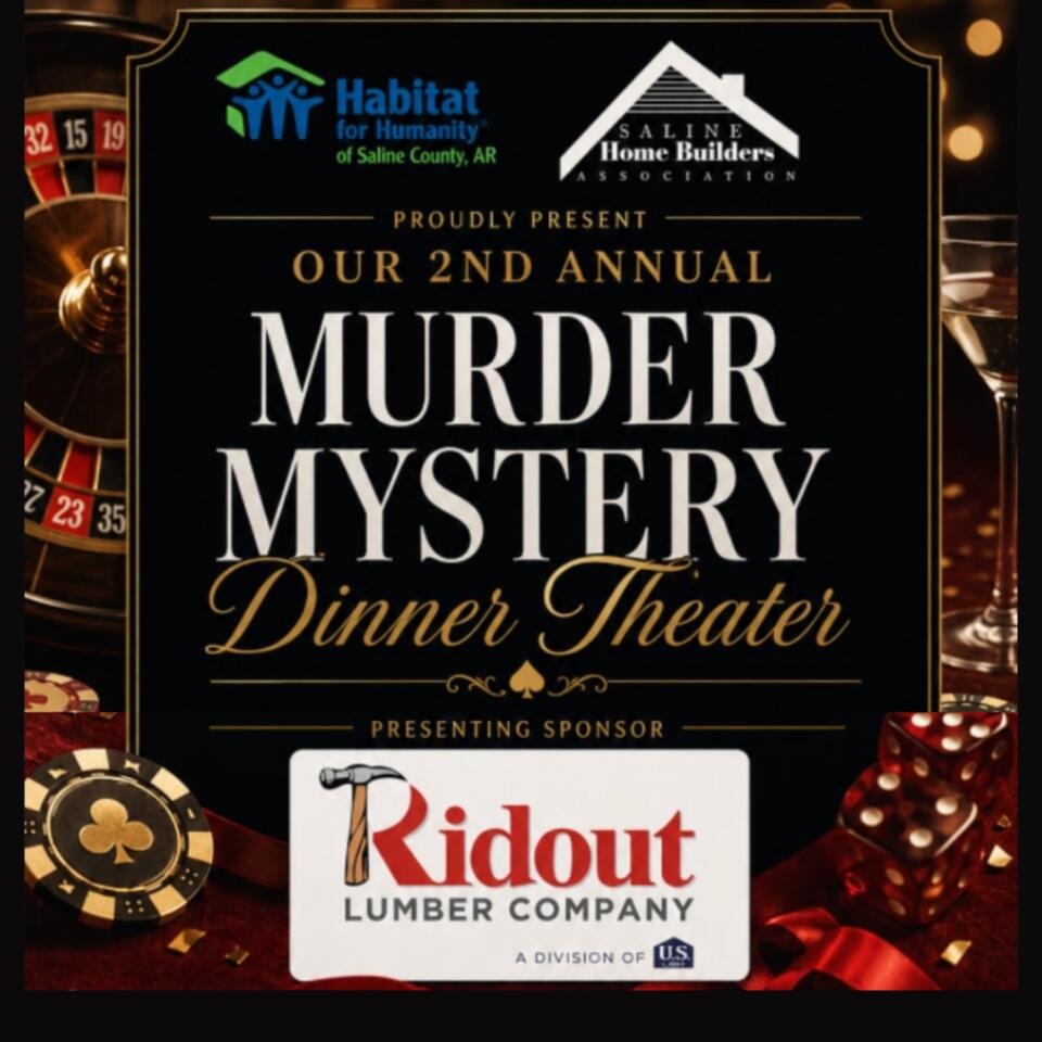 Habitat for Humanity will host 2nd annual Murder Mystery Dinner Theater Oct 15th