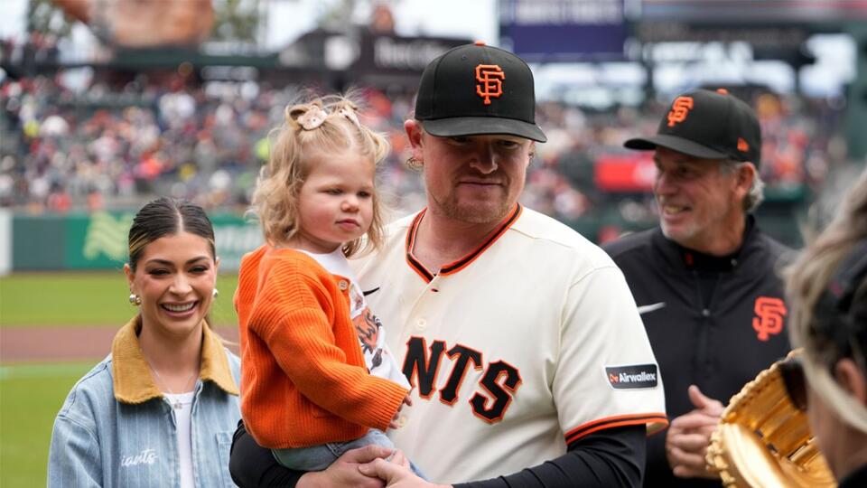 Logan Webb adorably gushes ‘daredevil' daughter is greatest joy of his life
