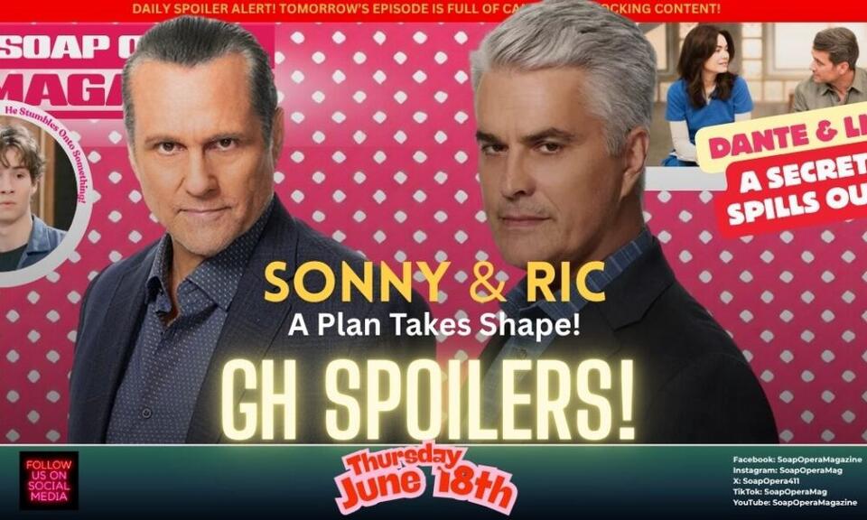 GENERAL HOSPITAL SPOILERS – THURSDAY, JUNE 18: Sonny Corinthos Trusts the One Man Who Knows Where Every Body Is Buried