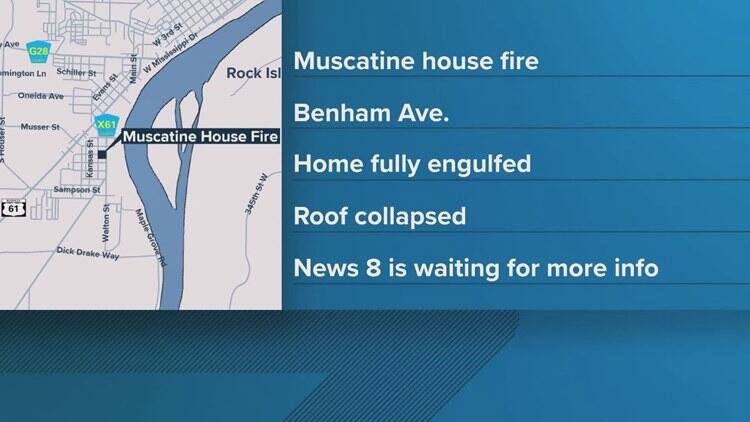 Crews respond to house fire in Muscatine - NewsBreak