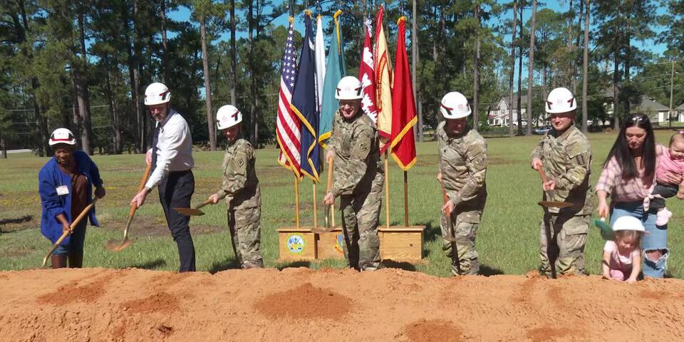 Fort Jackson holds groundbreaking ceremony for child development center ...