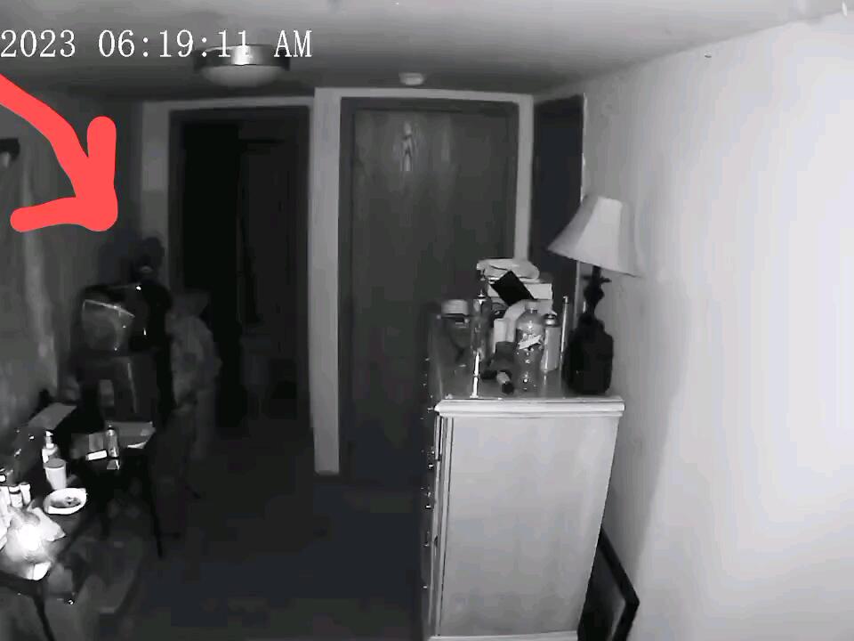 security camera turns on after detecting motion what is in the corner ...
