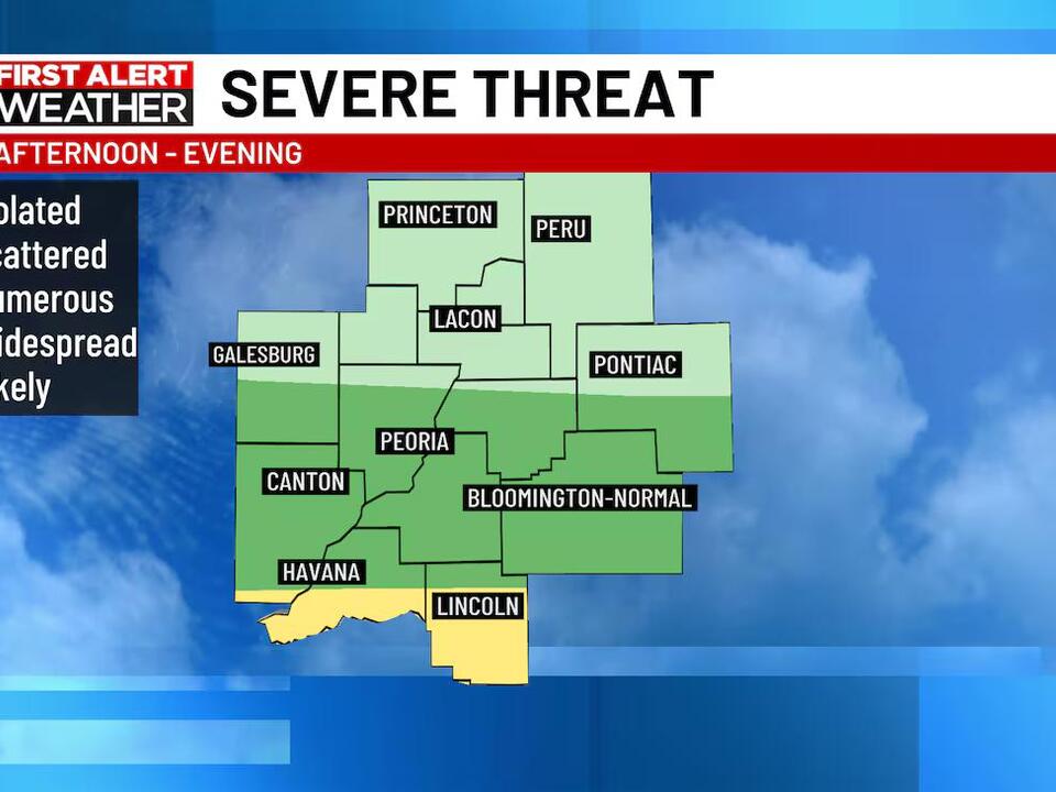 Isolated Strong Storms Possible Today