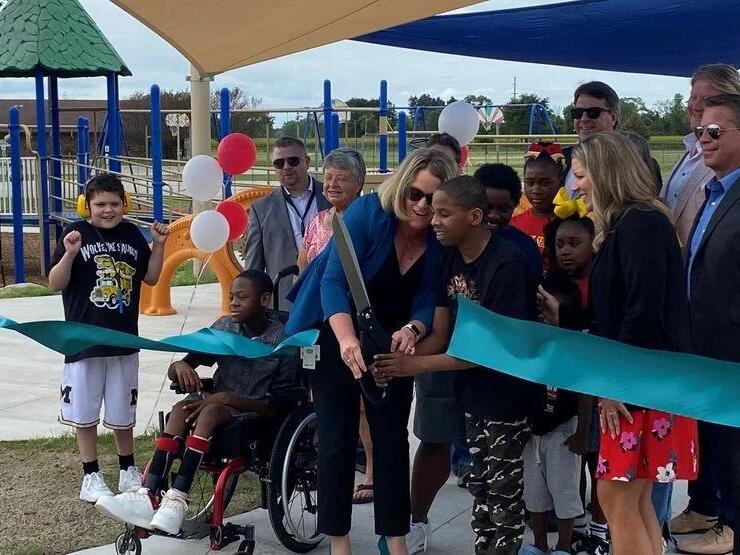 Saginaw's Millet Learning Center unveils new inclusive playground
