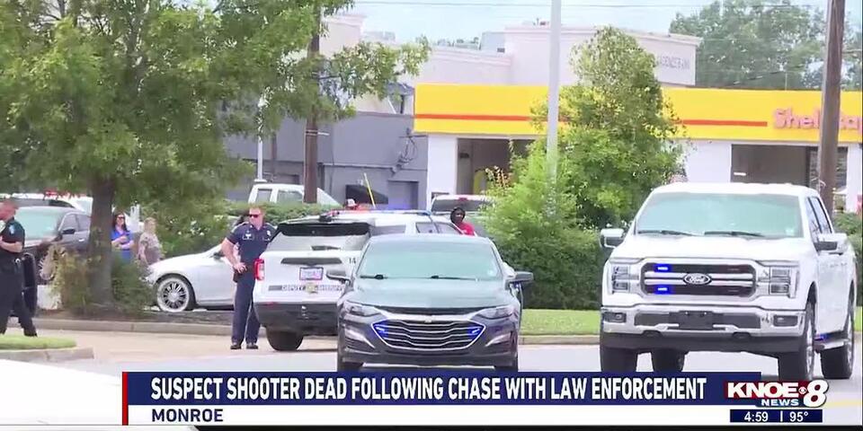 Suspected shooter dead after police chase ends in Monroe - NewsBreak