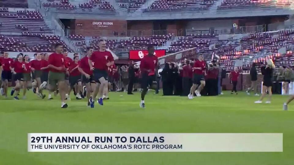 OU ROTC begins 29th annual Run to Dallas prior to Red River Rivalry ...