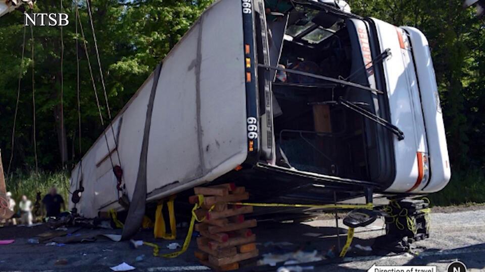 Tour bus driver sentenced in I-90 crash that killed 5
