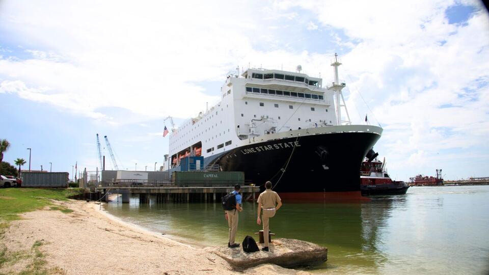 Texas A&M University at Galveston Celebrates Arrival of Training Ship Lone Star State