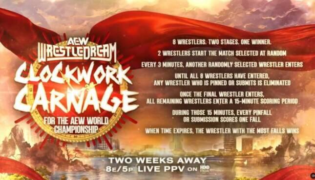 Note On Potential Entrants For AEW WrestleDream Clockwork Carnage Match ...