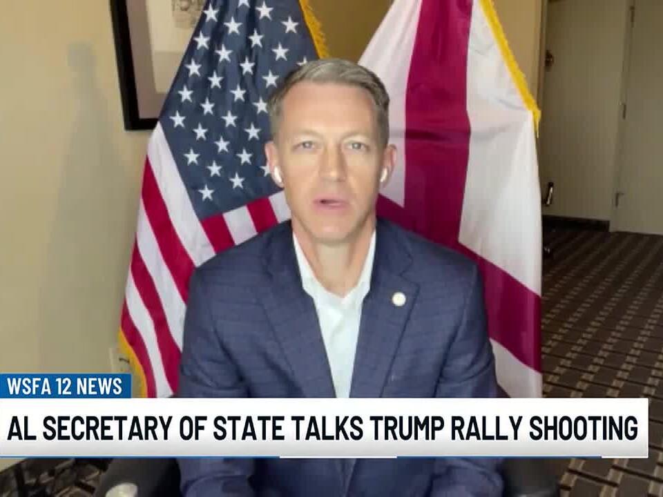 Alabama secretary of state discusses Trump rally shooting