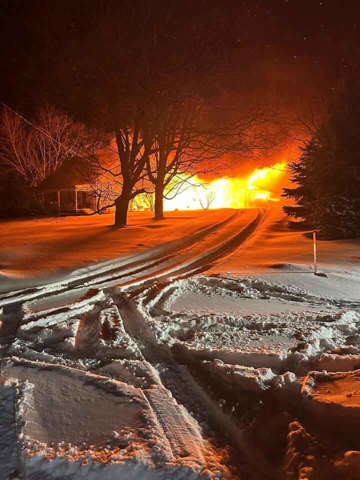 House on Roscoe Road a total loss after quickly spreading fire - NewsBreak