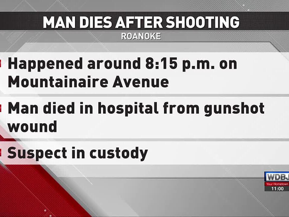 Man Dead After Shooting in Roanoke
