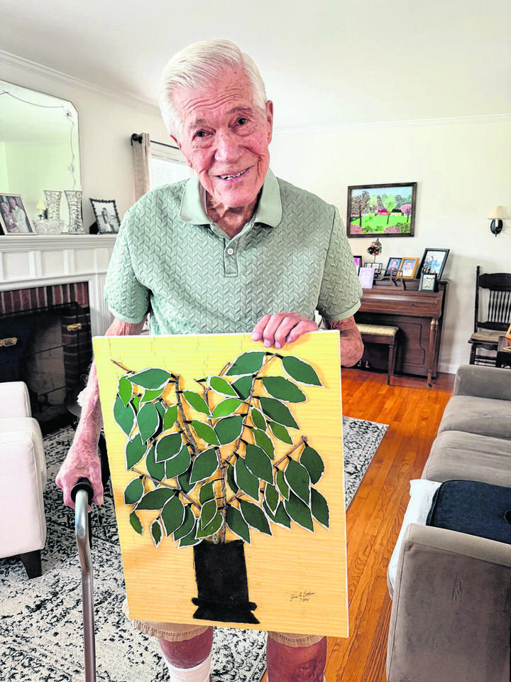 101-year-old veteran of Rockville Centre shares lifelong passion for art